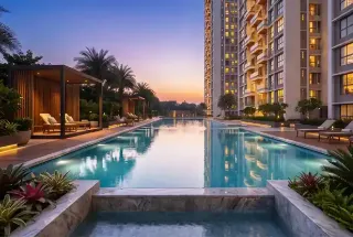 Swimming Pool at Hiranandani Bhandup